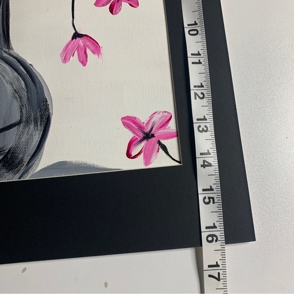 Original Artwork Acrylic on Canvas Sheet Impressionism Simple Design 12 x 16 - Picture 10 of 12